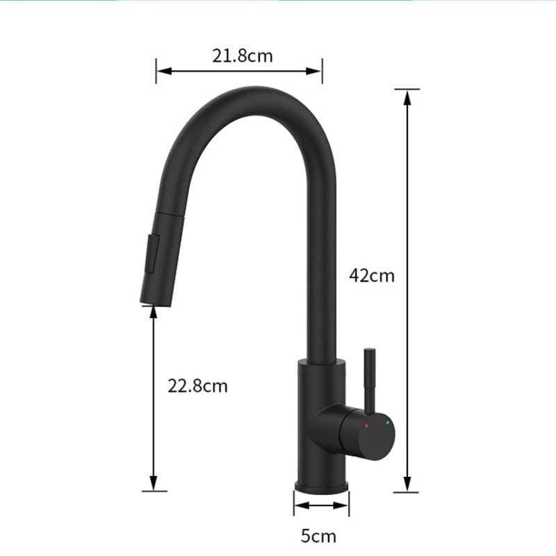 Israel G3/8 Kitchen Faucets Single Handle Pull Out Kitchen Tap Single Hole Handle Swivel 360 Degree Water Mixer Tap Mixer Tap