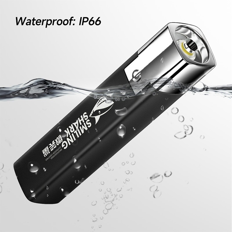 Super Bright LED Flashlight USB Rechargeable 18650 Battery Led Torch for Night Riding Camping Hunting Indoor Flash light