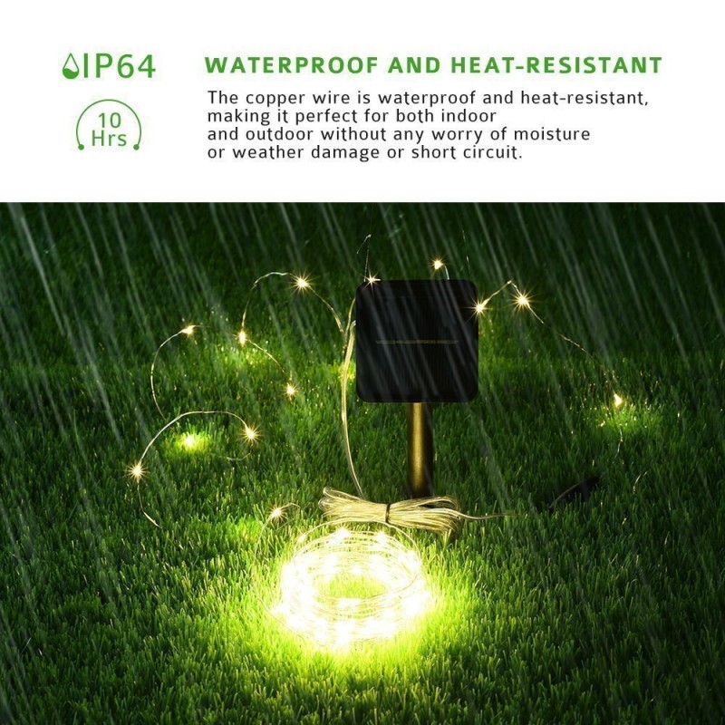 50/100/200/300 LED Solar Light Outdoor Lamp String For Holiday Christmas Halloween Party Waterproof Fairy Lights Garden Garland