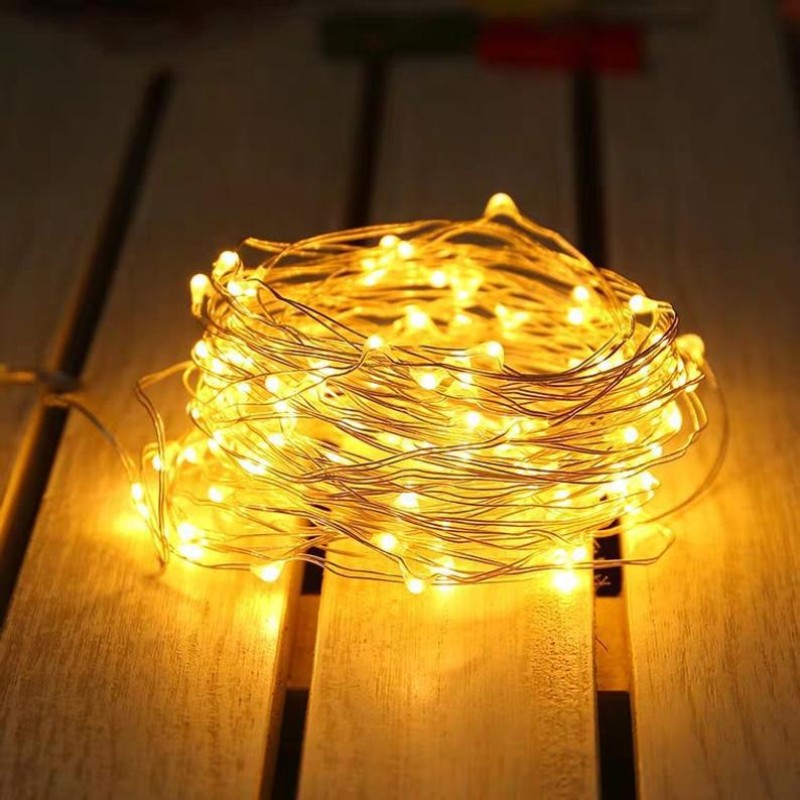 New Exotic Copper Wire Led Battery Box Light String Valentine's Day Birthday Wedding Christmas Atmosphere Light Full of Stars Li
