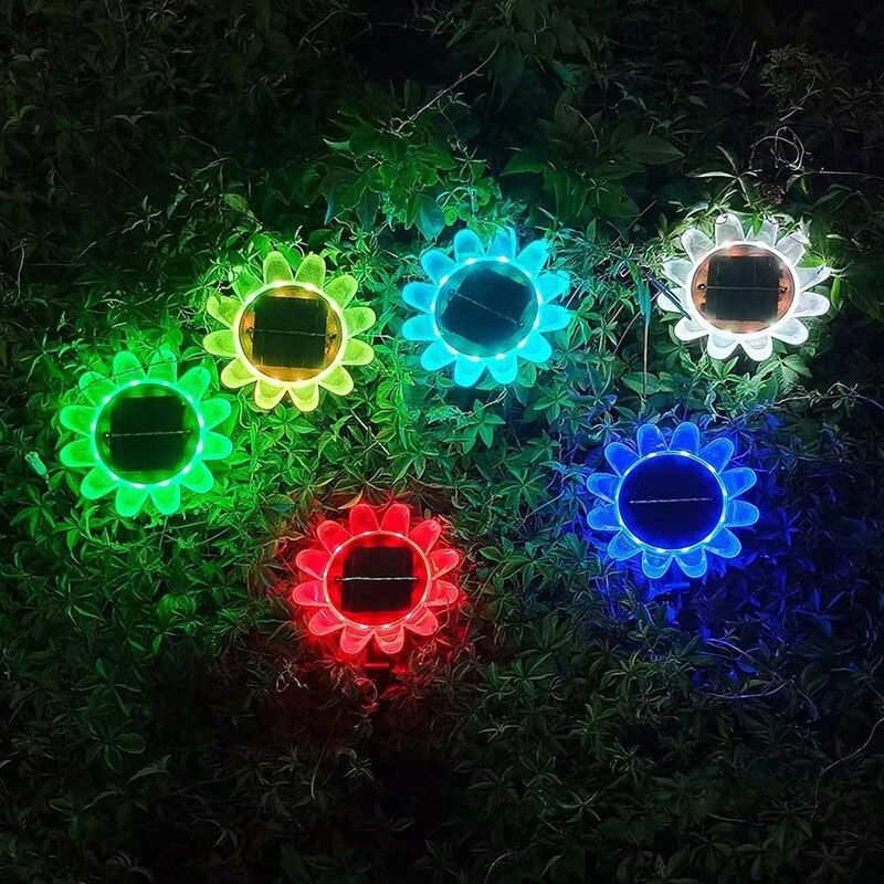 Solar Rechargeable Underwater Light Remote Control Solar Panel LED Submersible Light Waterproof Swimming Pool Floating Lights