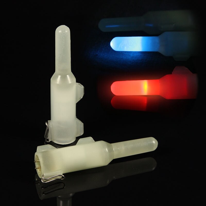10Pcs LED Mini Underwater Fishing Attract Lamp Luminous Lure Fish Trapping Light 5 Color to Choose