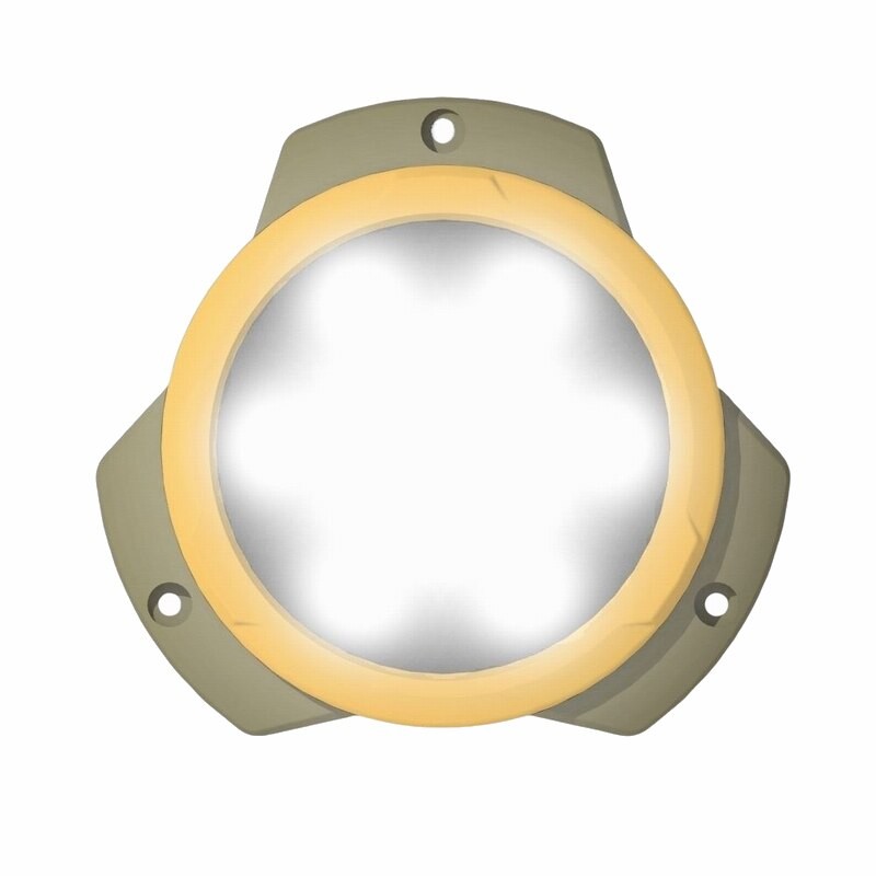 4pcs 10-30v 50W Ultra Power 5" Round Blue White LED Marine Dock Fishing Attractor Transom Underwater Lights for Boat Yacht