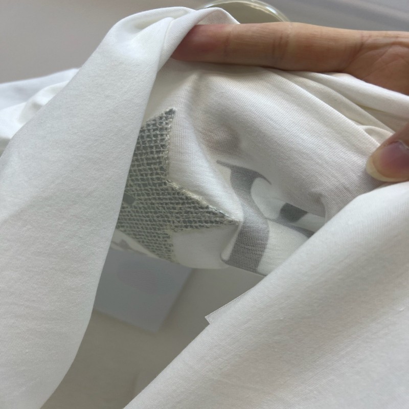 High-end Casual T-shirt for Women Stars Cotton Tshirts Top Quality O-neck Short Sleeve Summer Tops Tee