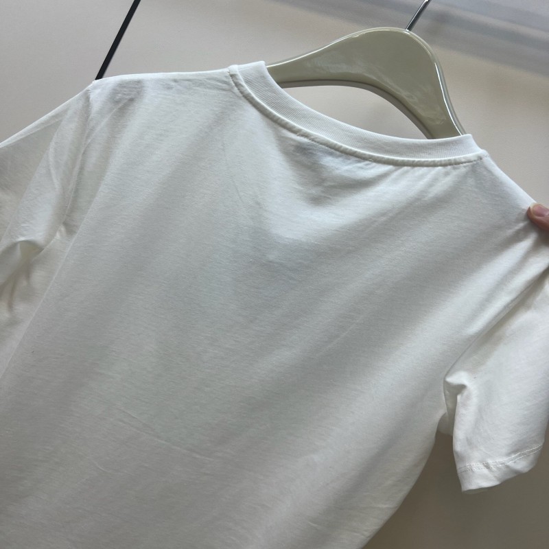 High-end Casual T-shirt for Women Stars Cotton Tshirts Top Quality O-neck Short Sleeve Summer Tops Tee