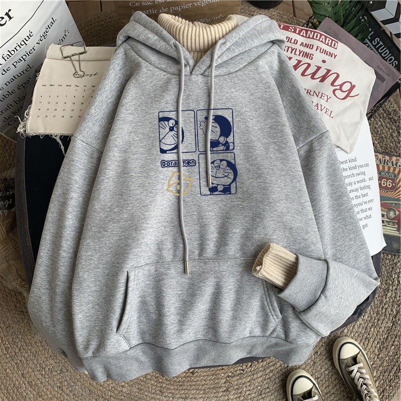 Hooded High Neck Women's Pullover 2021 Autumn Winter Women's Hoodie Street Casual Fashion Fake Two Loose Women's Blouse