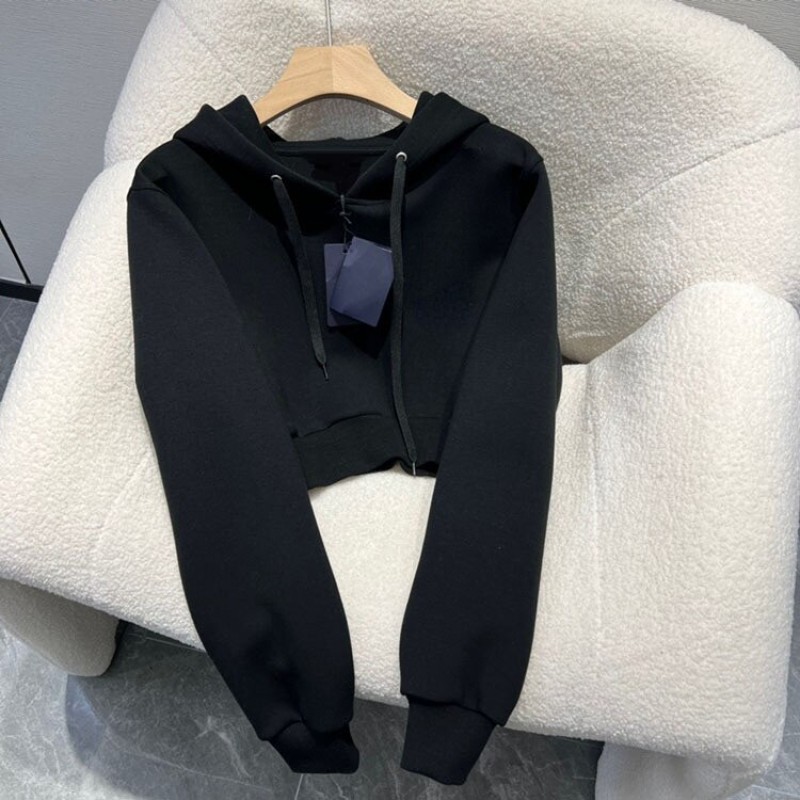 High Quality Shorts Sports Suit Women's Sports Casual Style Space Cotton Hooded Sweater+shorts Suit