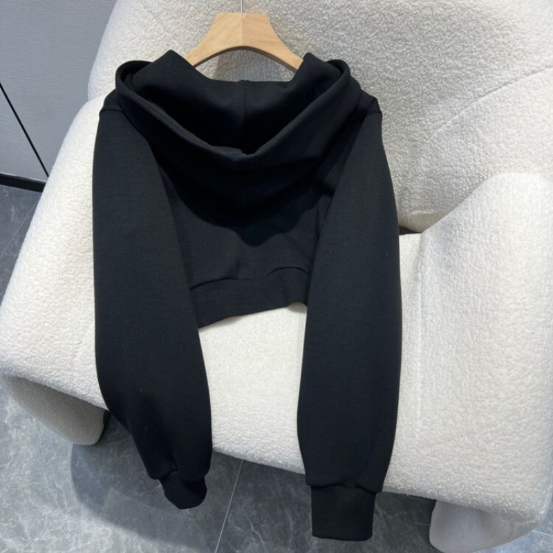 High Quality Shorts Sports Suit Women's Sports Casual Style Space Cotton Hooded Sweater+shorts Suit