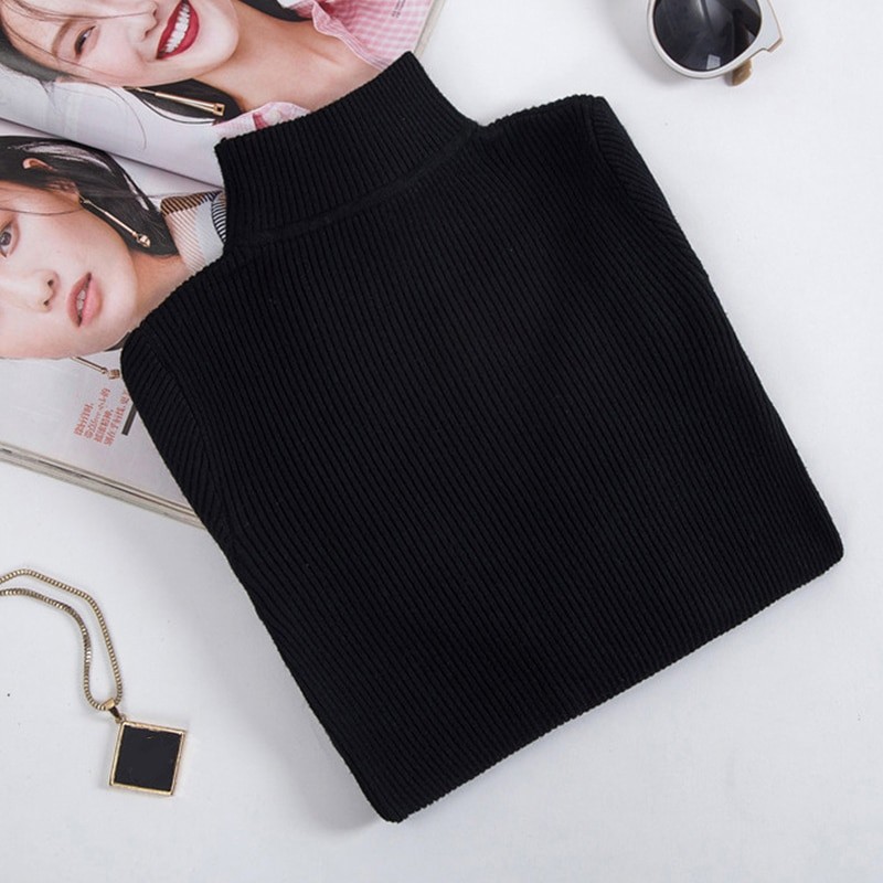 Sweater Long Sleeve Solid Pullover Women 2022 Autumn and Winter Korean New Women's Turtleneck Wool Slim Women's Knitwear 10643