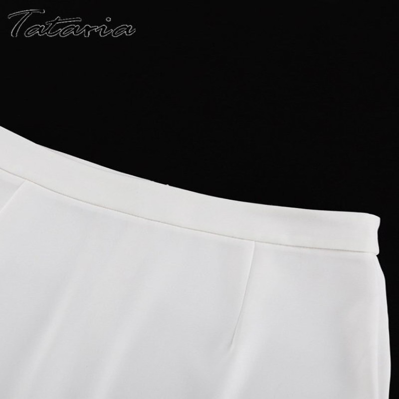 White Ice Silk Straight Skirt Women 2023 Spring Summer Chic and Elegant Woman Skirts High Waist Simple Office Long Maxi Skirt