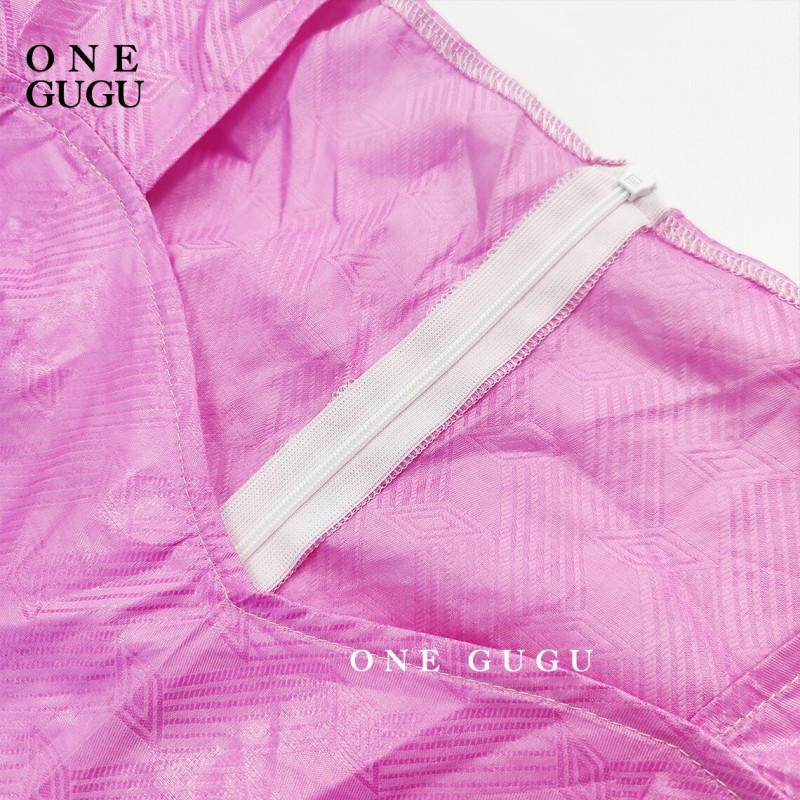 2022 Latest African Bazin Riche Dress Nigerian Noble Lady Skirt And Long Sleeve Top Set Pink Clothing For Wedding Party Dresses