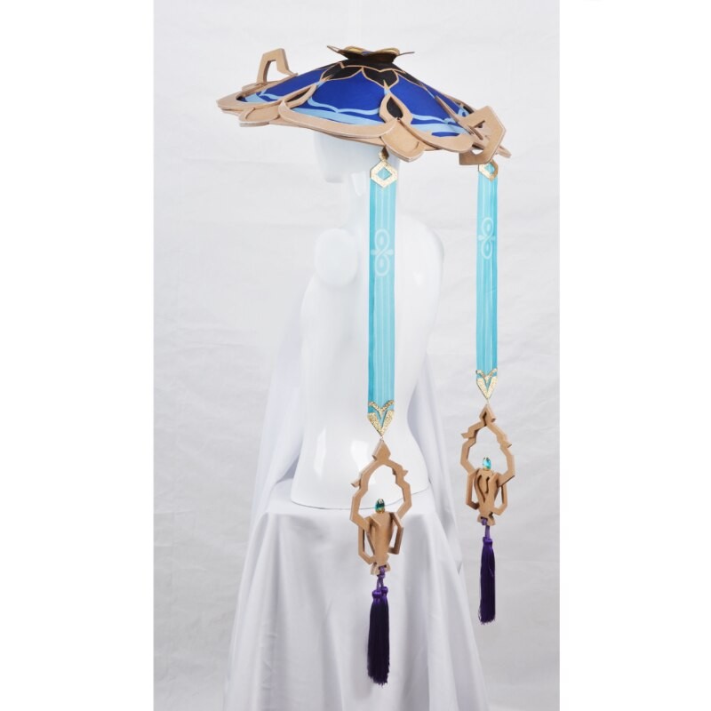 Genshin Impact Scaramouche Wanderer Cosplay Costume Halloween Balladeer Kunikuzushi Bucket Hat Costume Wig Cos Sumeru Anemo Suit
