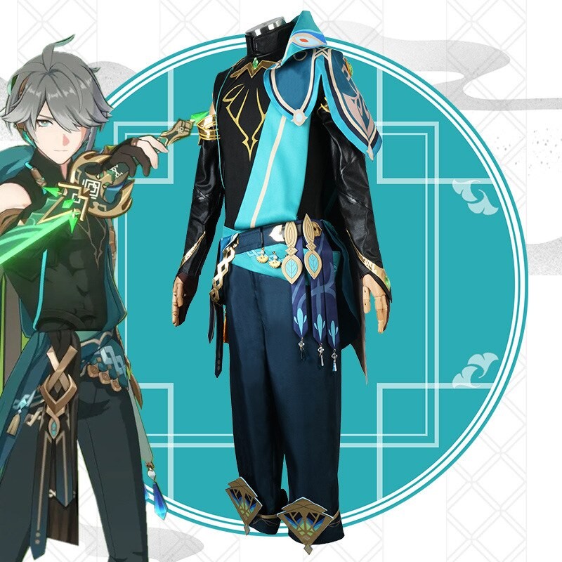 Genshin Impacto Al Haitham Cosplay Costume Party Outfit Wig Sumeru The Akademiya Cosplay Game Anime for Halloween