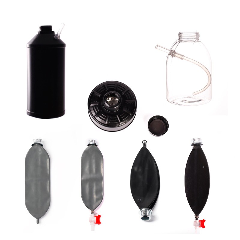 Ftshist Breathing Bottle Latex Breathing Bag Water Filter Negative Pressure Breath Control SM Choking Game Gas Mask Accessories