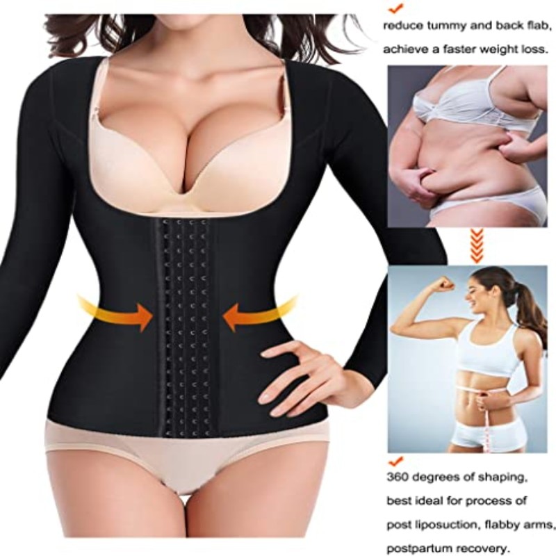 Shapewear Waist Trainer Corset Wrap Corset Tummy Control Vest Woman Upper Arm Shaper Slimming Compression Tops Shaper