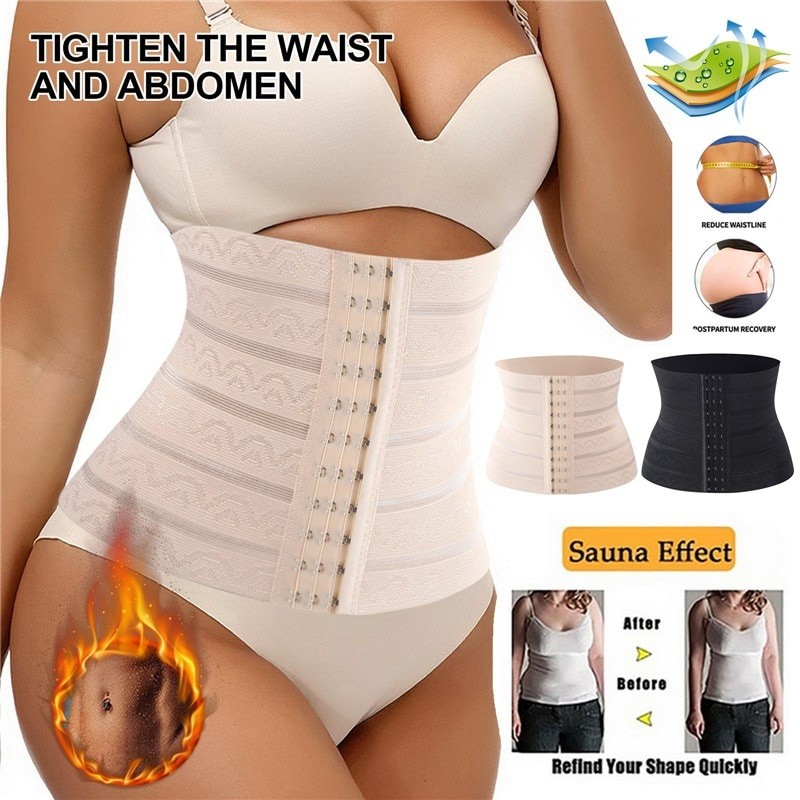 Waist Trainer Body Shapewear Women Tummy Slimming Sheath Woman Flat Belly Girdle Postpartum Sheath Wrap Waist Belt Faja Corset