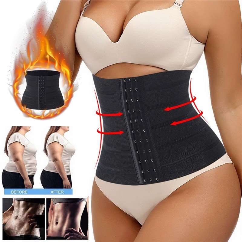 Waist Trainer Body Shapewear Women Tummy Slimming Sheath Woman Flat Belly Girdle Postpartum Sheath Wrap Waist Belt Faja Corset