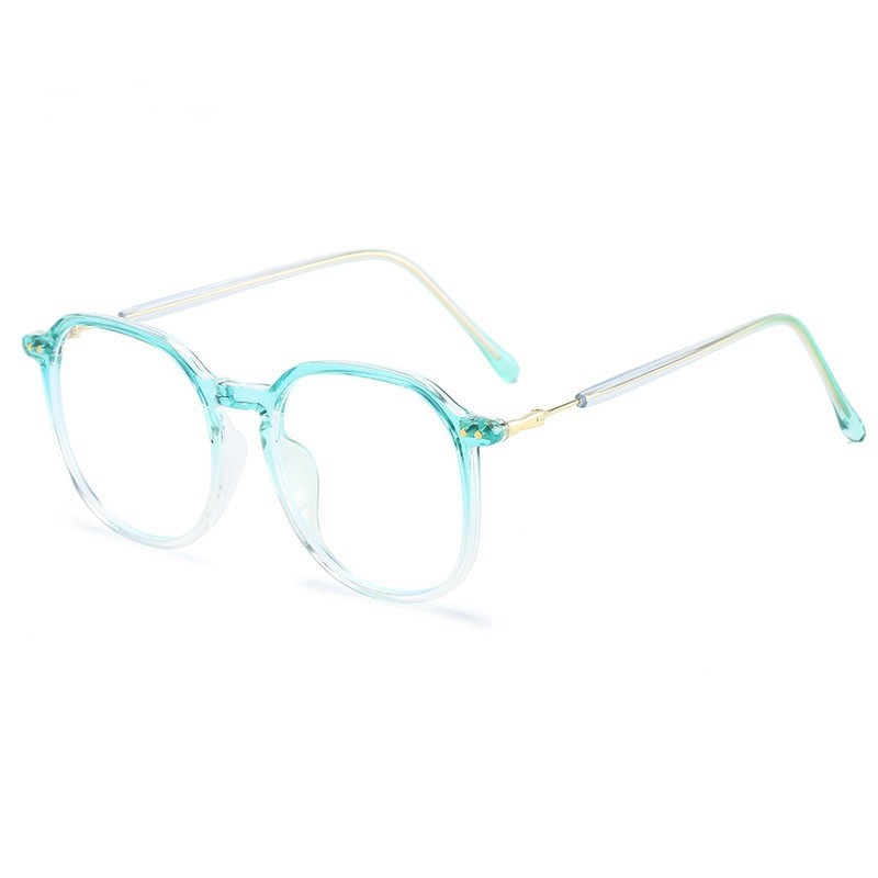 Big frame without makeup retro black frame glasses female myopia frame wind big face slimming