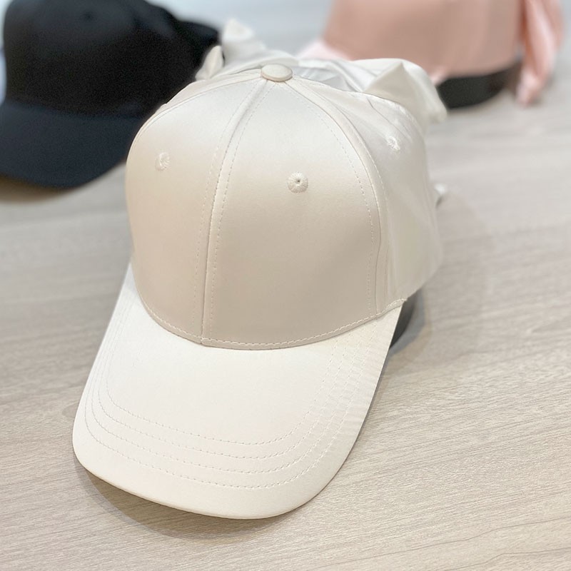 Spring and Summer Ladies Baseball Cap Fashion Big Bow Personality Sun Hat Autumn Travel Wild Casual Outdoor Street Peaked Caps