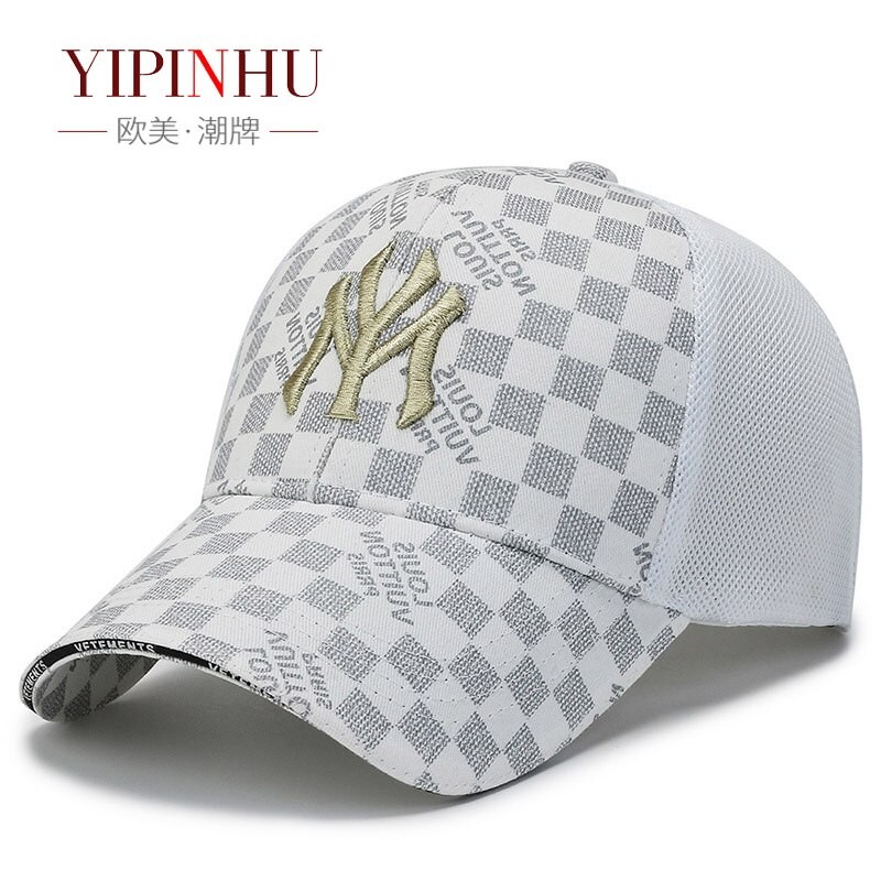 Hat spring and summer new embroidered letter mesh cap men and women outdoor breathable sunscreen sunshade baseball cap sun hat