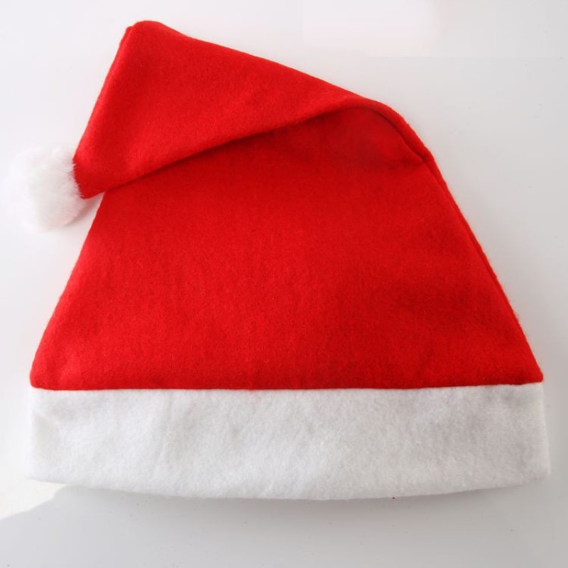 Christmas Hat Unisex-Adult's Kids Santa Hat Xmas Holiday Hat for Christmas Festive Party New Year Gift Decor Red And White Caps