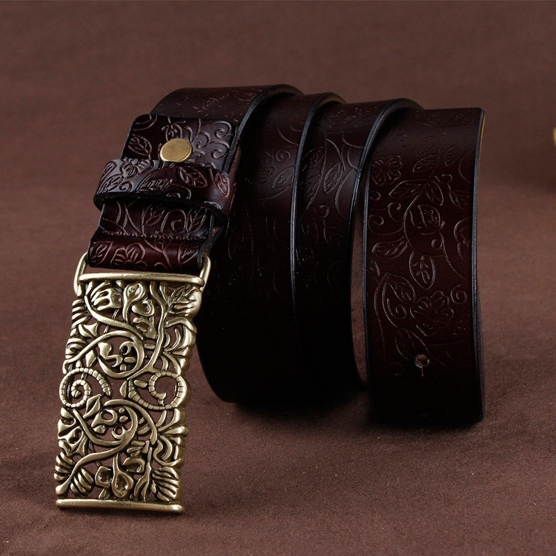 2022 New ceinture femme belt hand real leather woven strap needle buckle casual style luxury female casual women belts