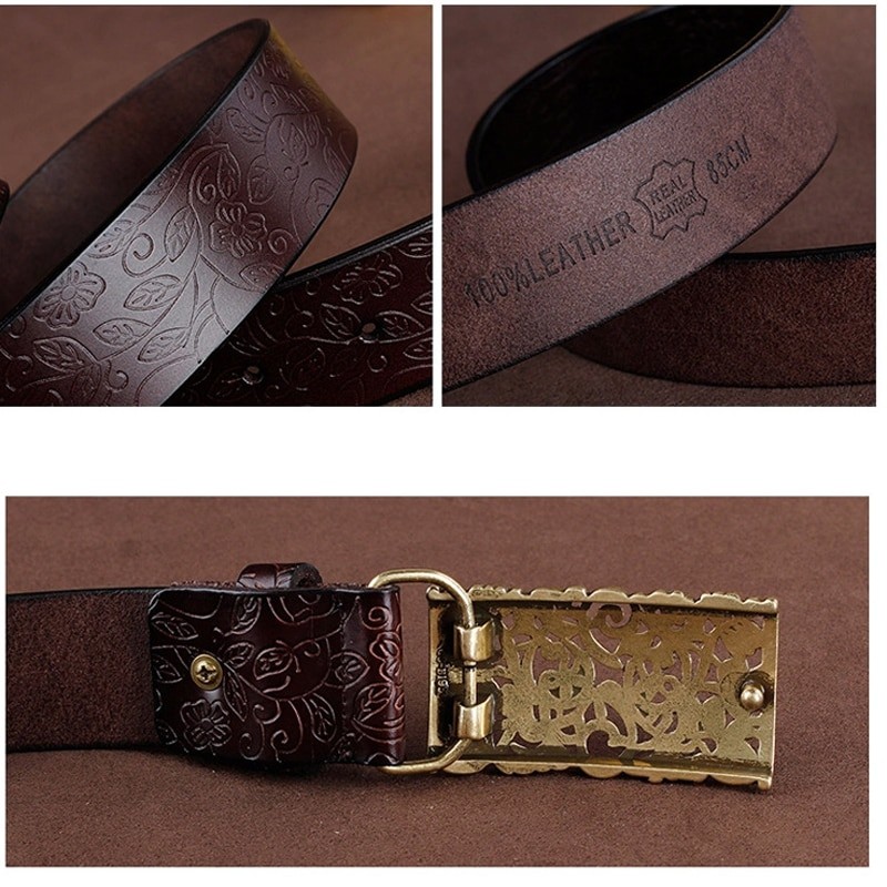 2022 New ceinture femme belt hand real leather woven strap needle buckle casual style luxury female casual women belts