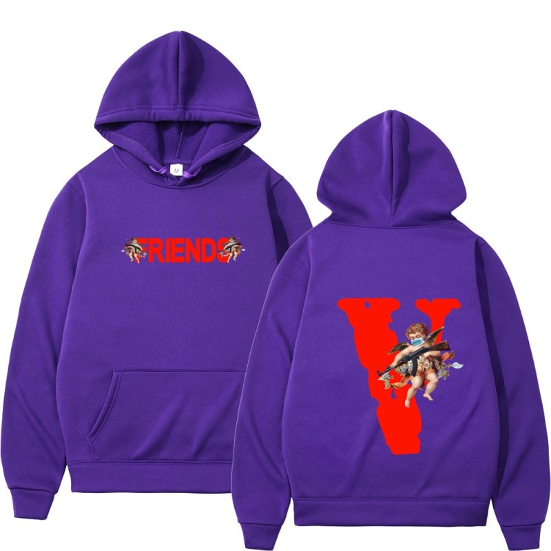 New2022 VLONE Man Hoodies Cotton Sweatshirts Men Clothing Sweatshirt Woman Women's USA Brand Harajuku Hip Hop Friends Streetwear