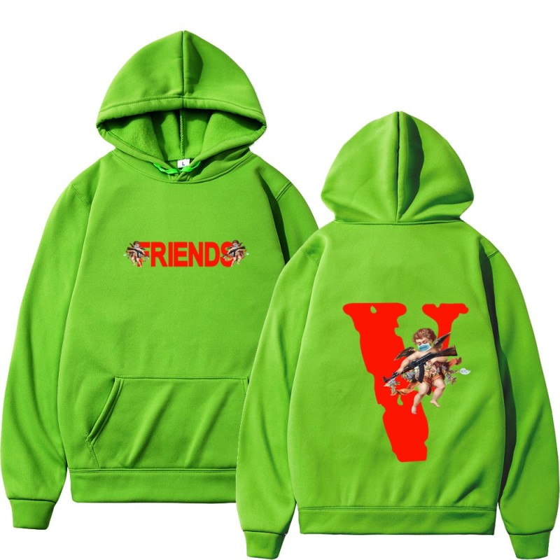 New2022 VLONE Man Hoodies Cotton Sweatshirts Men Clothing Sweatshirt Woman Women's USA Brand Harajuku Hip Hop Friends Streetwear