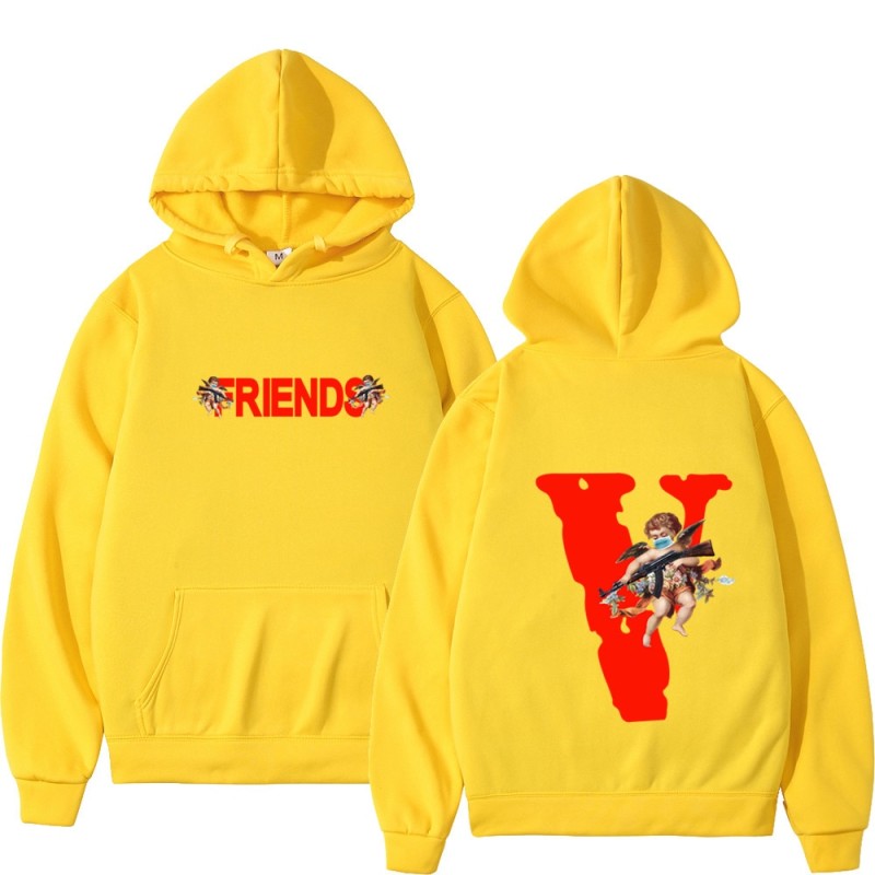 New2022 VLONE Man Hoodies Cotton Sweatshirts Men Clothing Sweatshirt Woman Women's USA Brand Harajuku Hip Hop Friends Streetwear