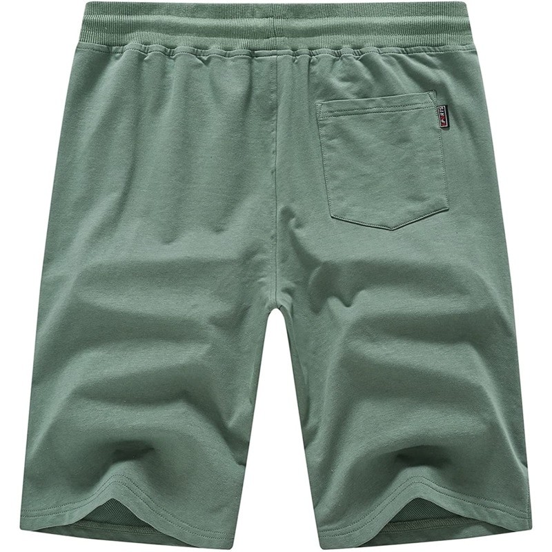 Drawstring Men's Shorts Pants Cotton Fit Slim Elastic Sports Shorts Man Casual Running Trendyol Sweatpants Male Clothing