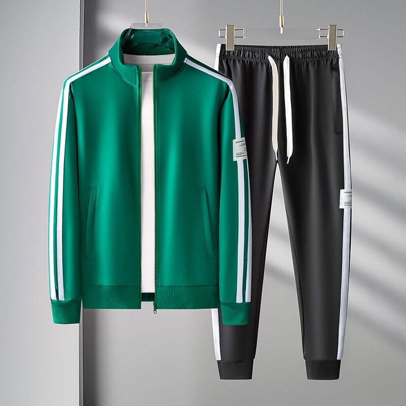 Men's Tracksuit Spring Autumn Clothes Sportswear Two Piece Sets Casual Man Jacket Sweatpants Clothing Male Sweatsuit Sports Suit