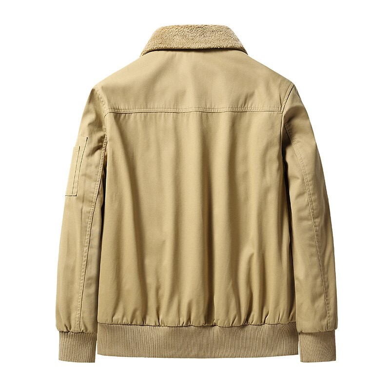 Men Winter Thermal lamb fleece Jacket 2022 Outdoors windproof thicken Hiking Hunting Combat Camping men Coat male Cargo jacket