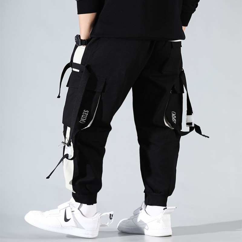 Hip Hop Cargo Pants Men Streetwear Cotton Joggers Fashion Sweatpants Male Casual Harem Trousers Summer Harajuku Pants Men Women