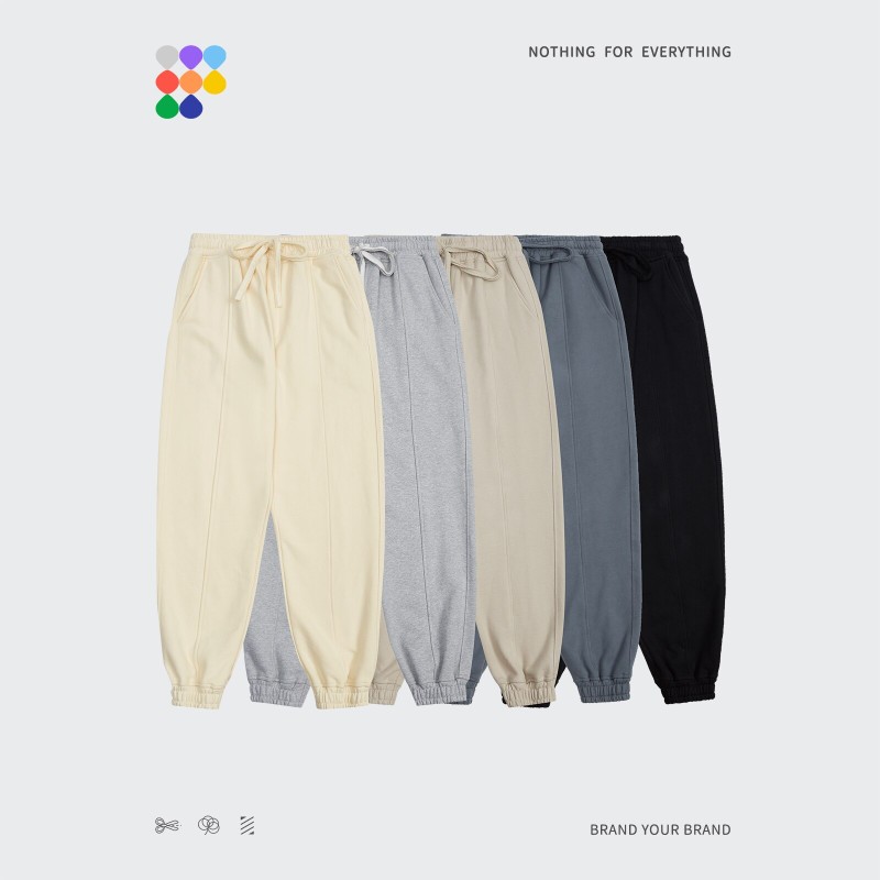 INFLATION 460gsm Heavyweight Sweatpant 2023 Spring Solid Color 100% Cotton Jogger Pants Unisex Track Pant
