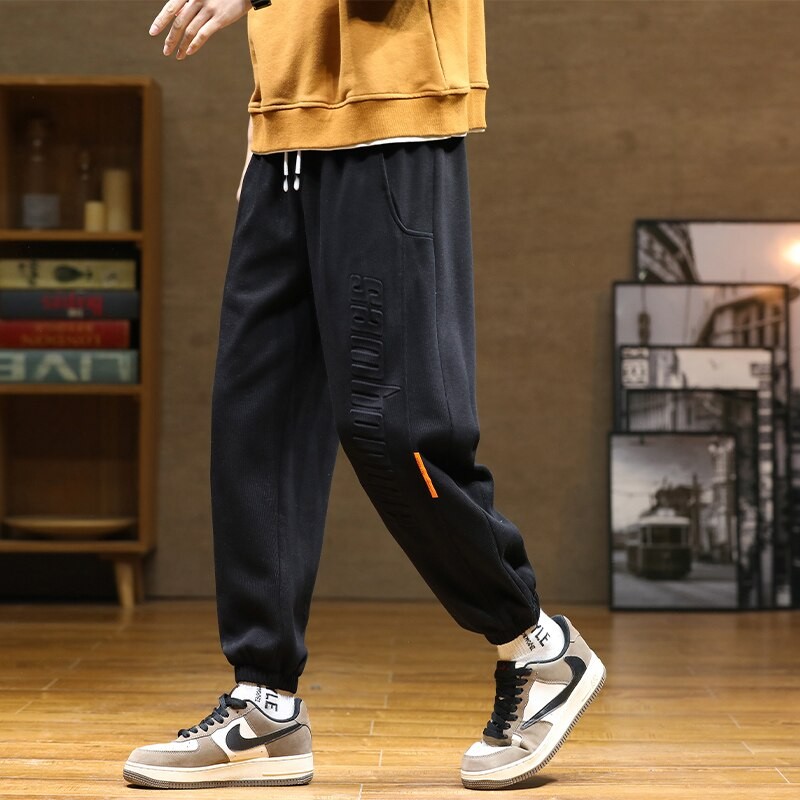 Men's Sweatpants Baggy Joggers 2022 New Fashion Letter Hip Hop Streetwear Harem Pant Men Casual Cotton Loose track Trousers 8XL