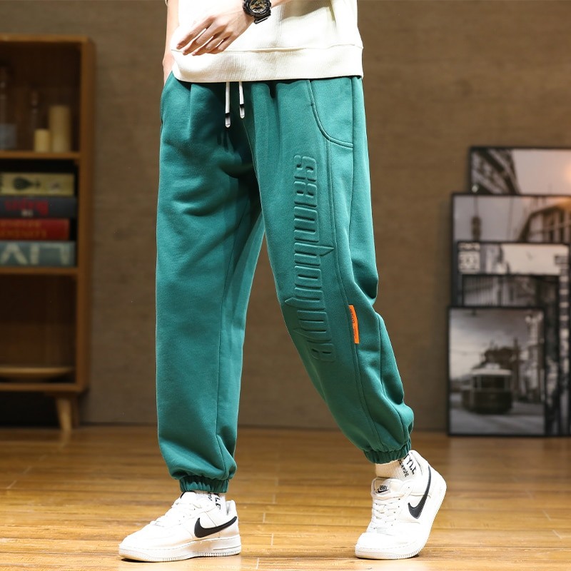 Men's Sweatpants Baggy Joggers 2022 New Fashion Letter Hip Hop Streetwear Harem Pant Men Casual Cotton Loose track Trousers 8XL