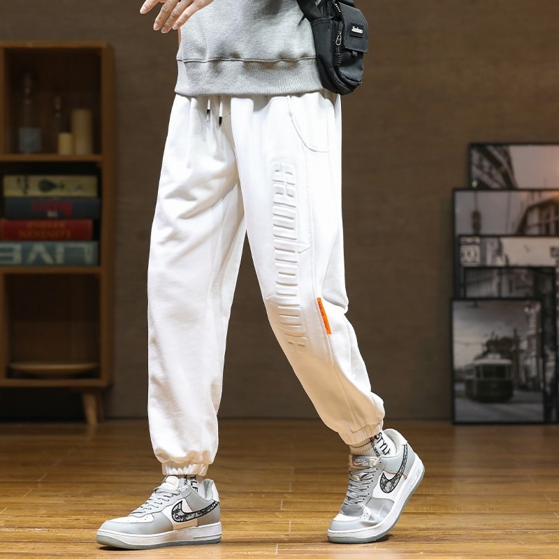 Men's Sweatpants Baggy Joggers 2022 New Fashion Letter Hip Hop Streetwear Harem Pant Men Casual Cotton Loose track Trousers 8XL