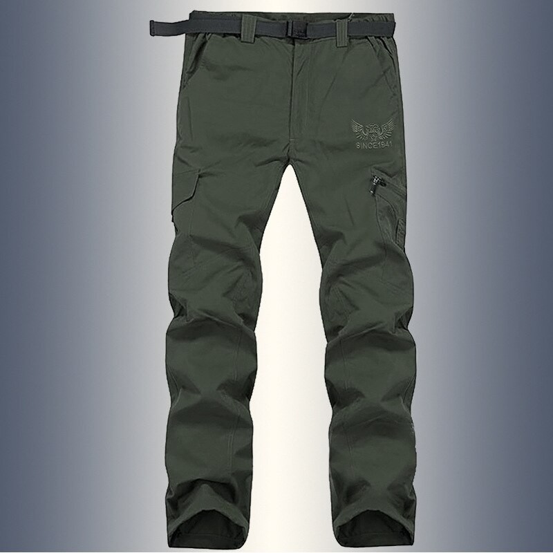Summer Quick Dry Military Cargo Pants Men Casual Stretch Lightweight Breathable Joggers Waterproof Tactical Army Work Trousers