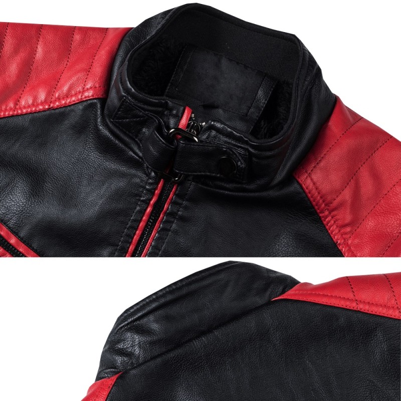 2023 New Men's Leather Jacket Men Plus Size Fashion Male Bomber Motorcycle Jackets Spring Autumn High Quality Brand Mens Clothes