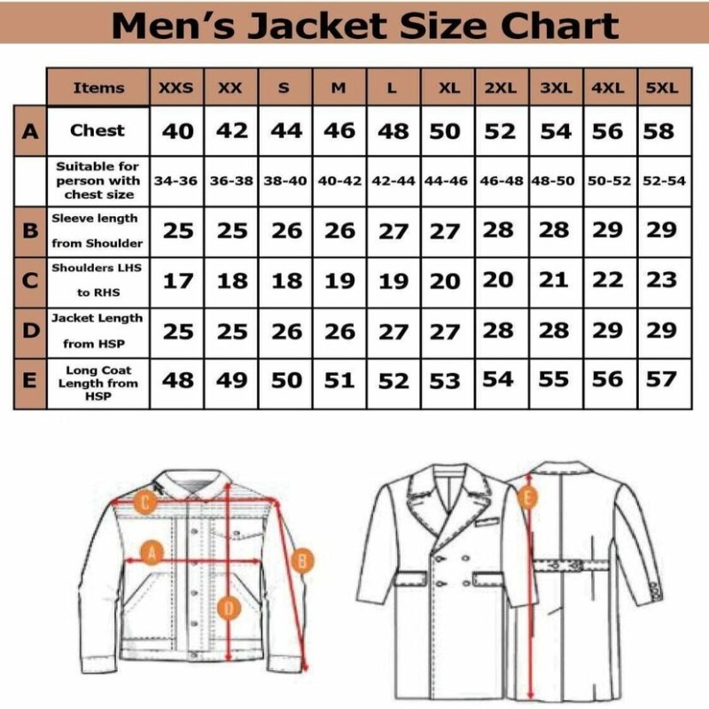 Men 100% Real Leather Jacket Genuine Lambskin Leather Fashion Coat