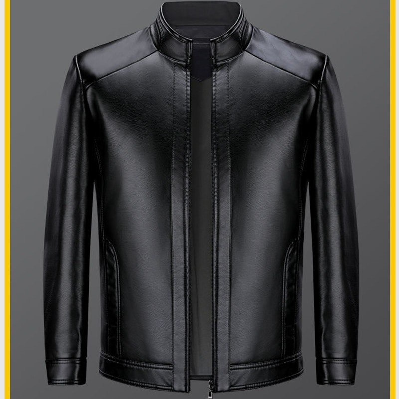 Men Jacket 2022 New Spring Fall Soft Leather Jackets For Man Clothing Long Sleeves Coat Fashion Korean Style Thin Clothing