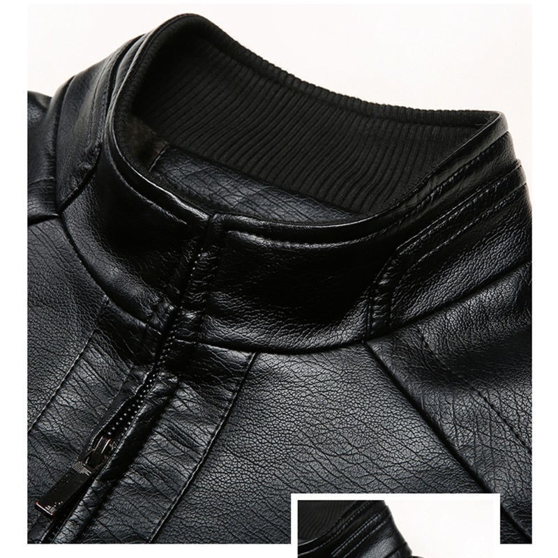 Men Jacket 2022 New Spring Fall Soft Leather Jackets For Man Clothing Long Sleeves Coat Fashion Korean Style Thin Clothing
