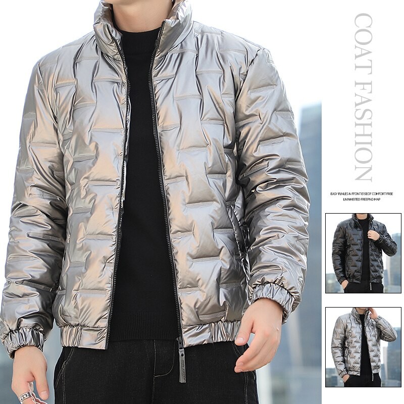 Men Thicken Parkas Oversized Warm Winter Leather Waterproof Coats Harajuku Fashion  Solid Color Male Loose Cotton Padded Jackets