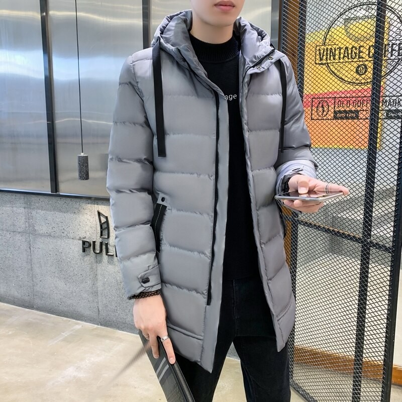 2023 New Men Winter Parka Long Warm Thicken Jackets Trench Outwear Windproof Coats Hooded Male Brand Clothing Plus Size M-7XL