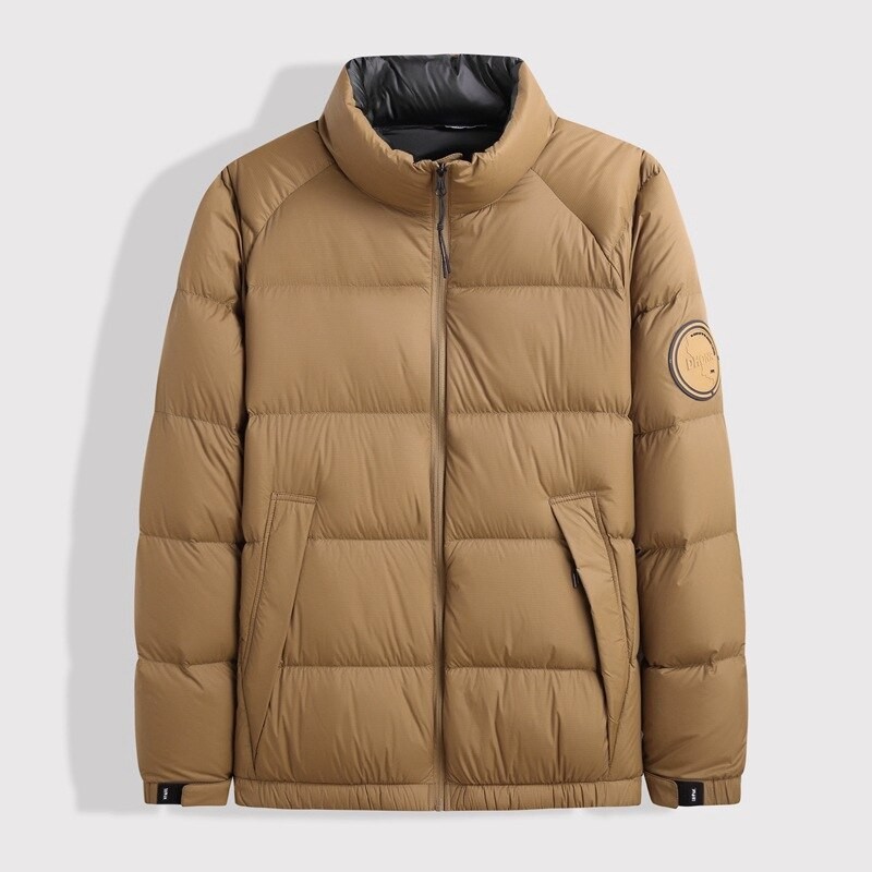 4XL 5XL 6XL 7XL Plus Size Thick Warm Men's Down Jacket Winter New Classic Outdoor Waterproof Windproof Fashion Badge Down Coat