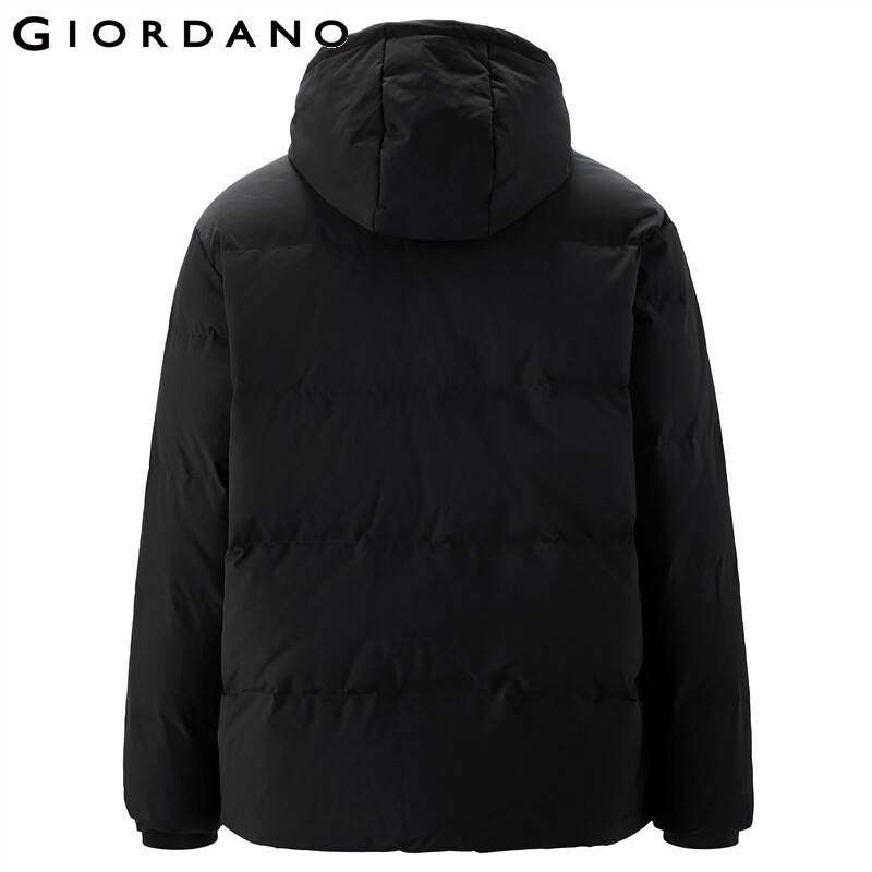 Giordano Men Men's 90% Duck Down Machine Washable Hooded Jacket 01072701