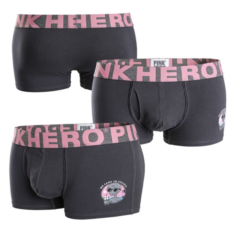 PINKHERO 522 Funny Printing Male Underpants For Men,Including Novelty Stretch Stylish Comfortable Soft Underwear Boxer Briefs