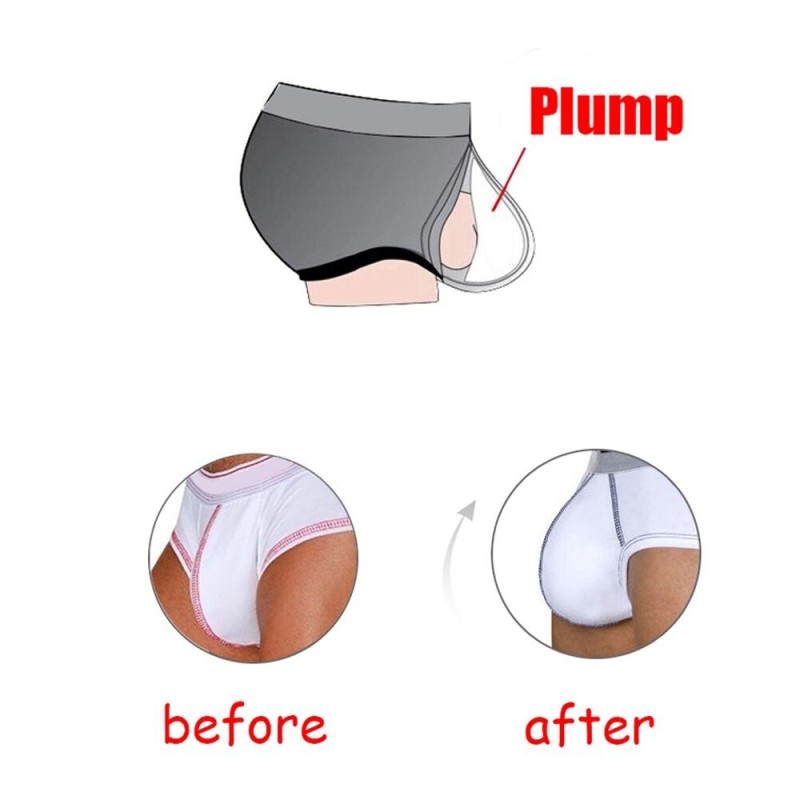 6 Colors Portable Jockstraps Men Briefs shorts Sponge Pouch Bulge Pad Swimwear Enhancer Cup Underwear