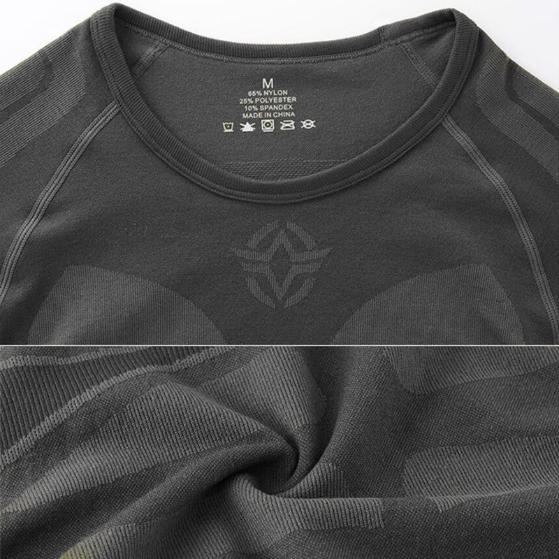 Tight Seamless Tactical Thermal Underwear Men Outdoor Sports Function Breathable Training Cycling Winter Underwear Long Johns